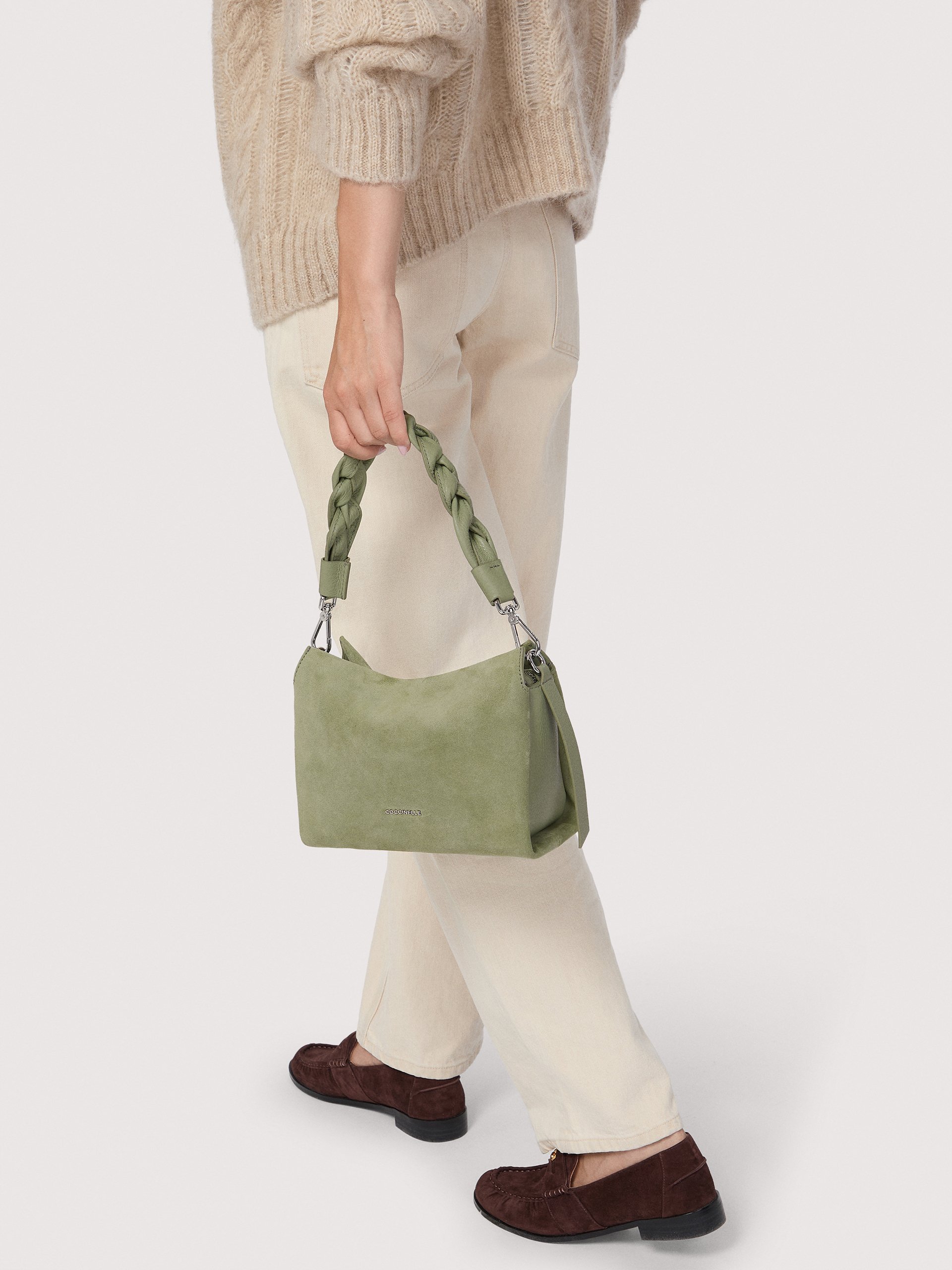Coccinelle BOHEME SUEDE BIMATERIAL G77 GREENERY - immagine 5