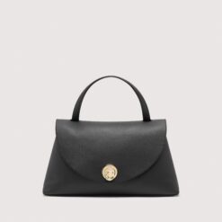COCCINELLE NIKLA 613 NOIR COGNAC