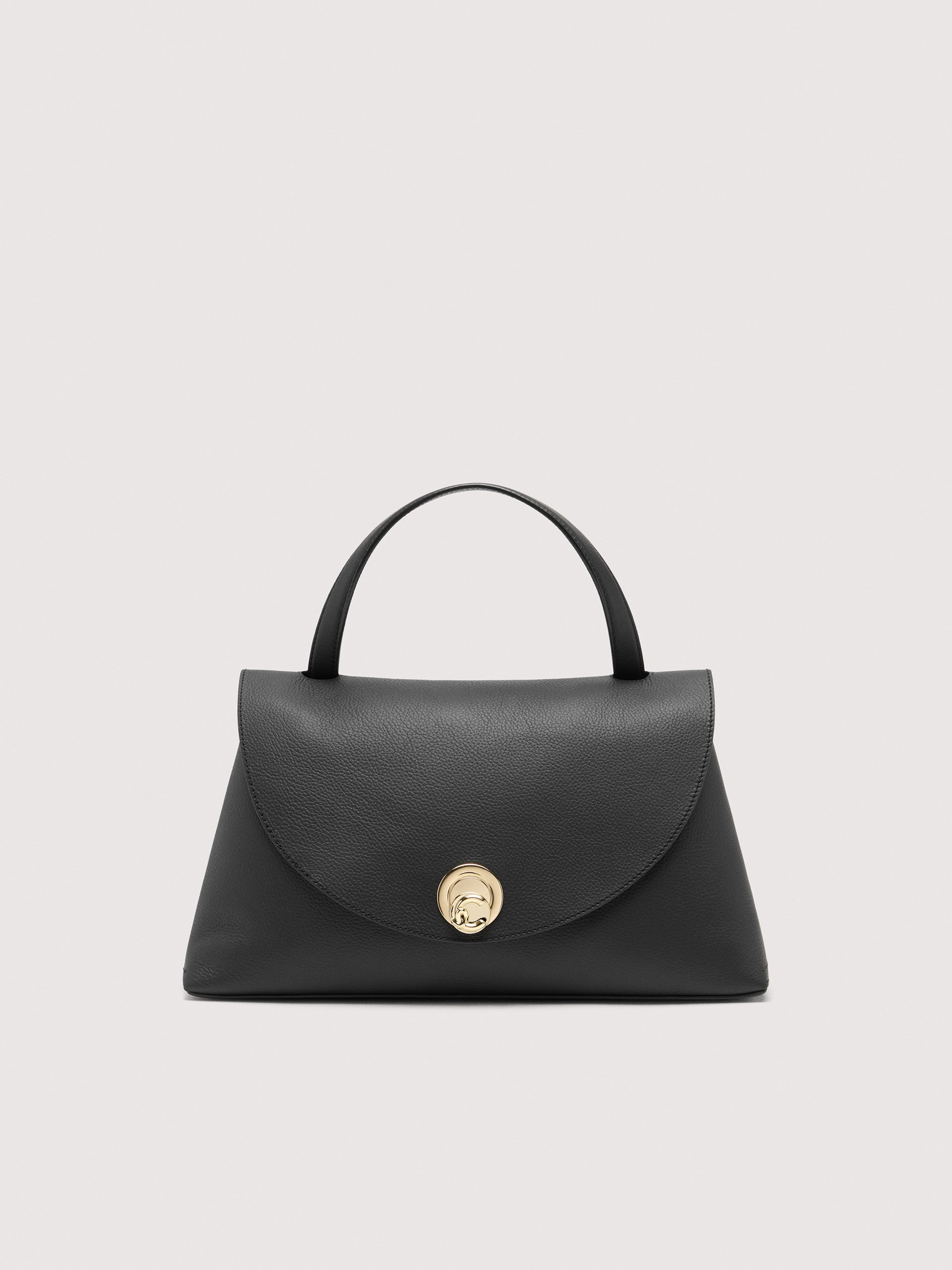 COCCINELLE NIKLA 613 NOIR COGNAC