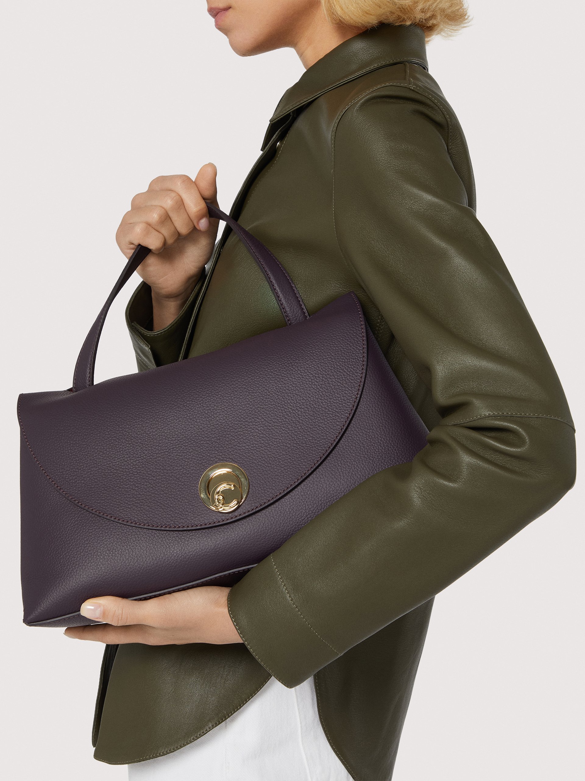 COCCINELLE NIKLA 613 NOIR COGNAC - immagine 5