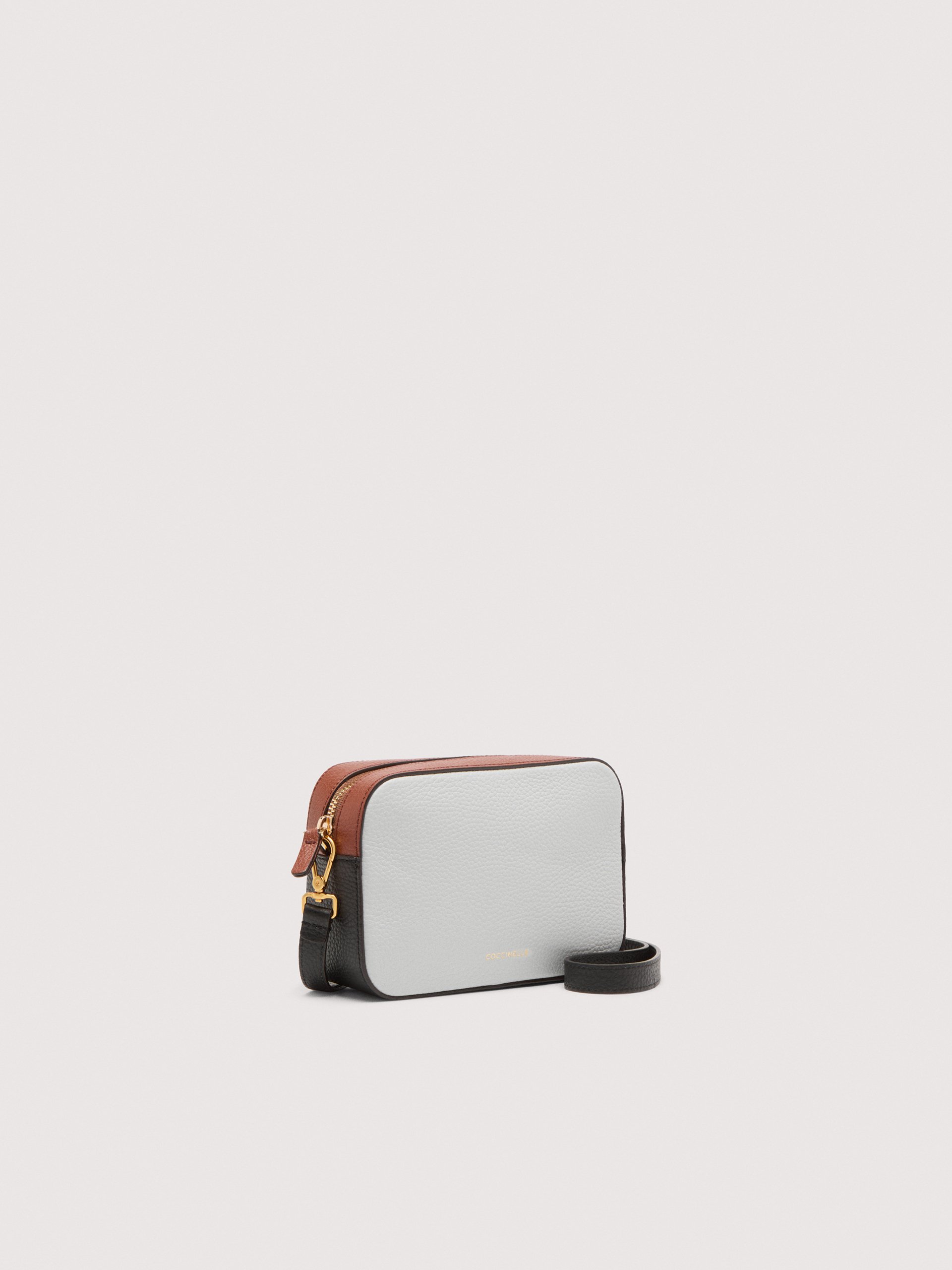 COCCINELLE TEBE TRICOLOR 460 SNOW/COGN/NOIR - immagine 2