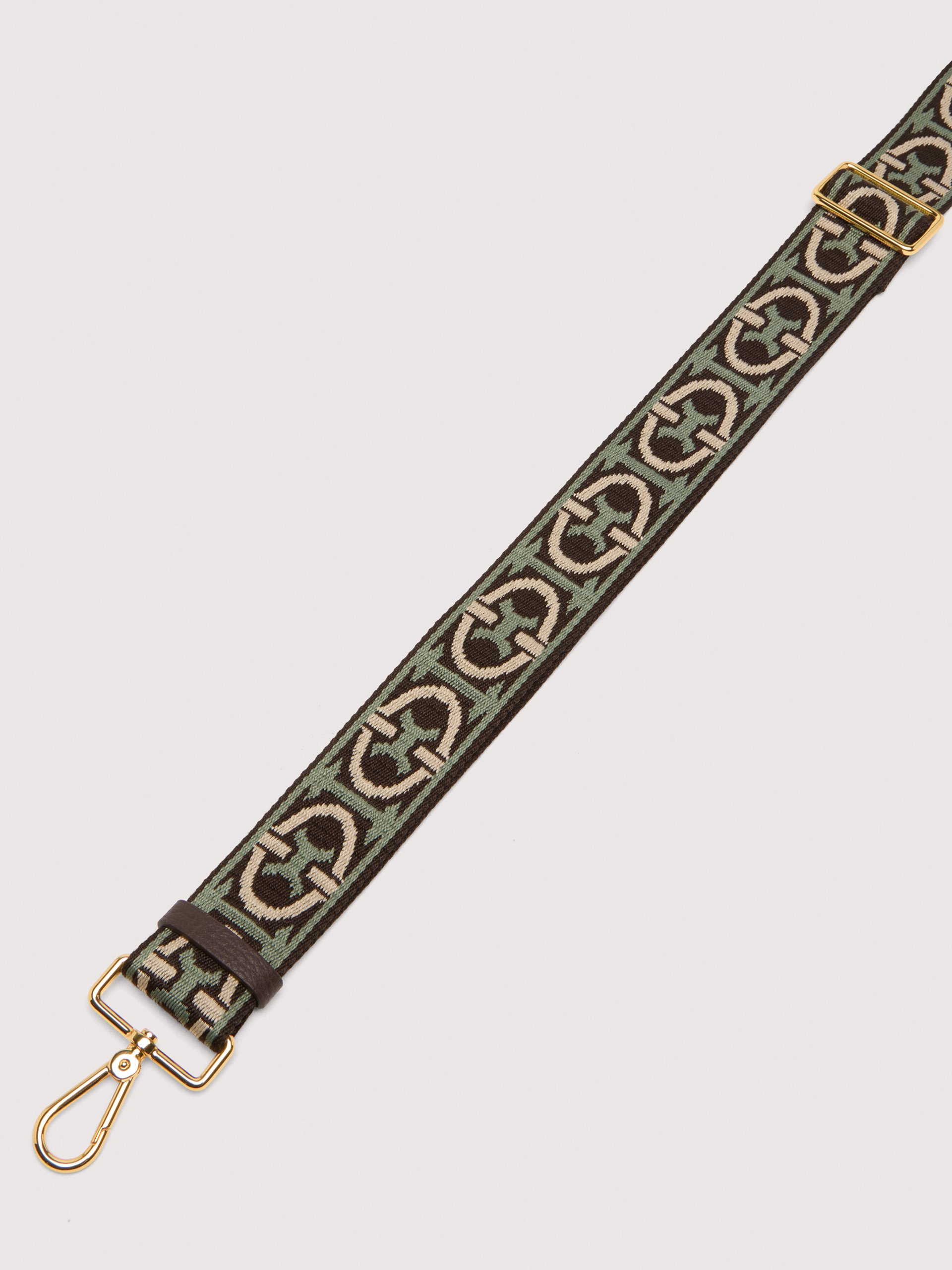 COCCINELLE NASTRO MONOGRAM TRICOLOR 704 MULTI GREEN BRUN - immagine 2