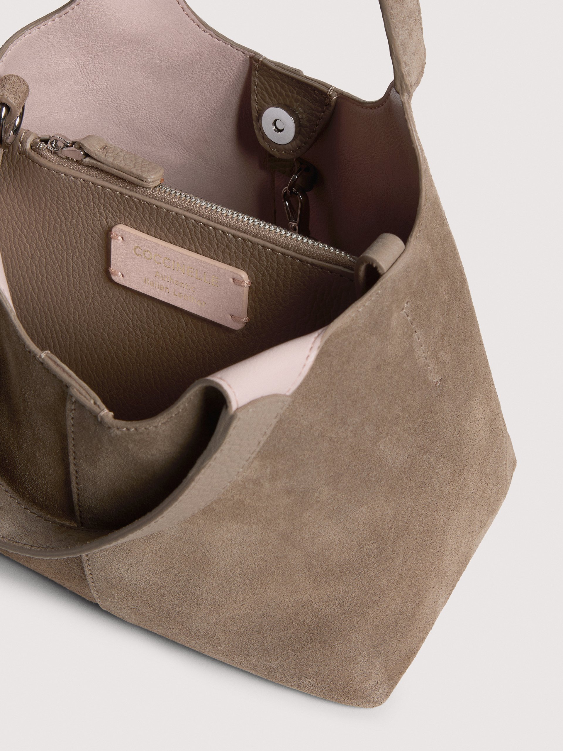 COCCINELLE C-EASY SUEDE N59 WARMTAUPE - immagine 3