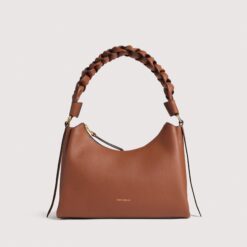 Coccinelle BOHEME GRANA DOUBLE 682 COGNAC NOIR