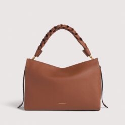 Coccinelle BOHEME GRANA DOUBLE 682 COGNAC NOIR
