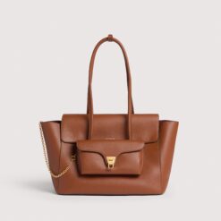 COCCINELLE DOUBLE BEAT W11 COGNAC