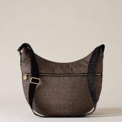 Borbonese LUNA BAG MEDIUM X11 OP NAT NERO