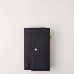 Borbonese P.FOGLIO C/PATTA Y66 DARK BLACK