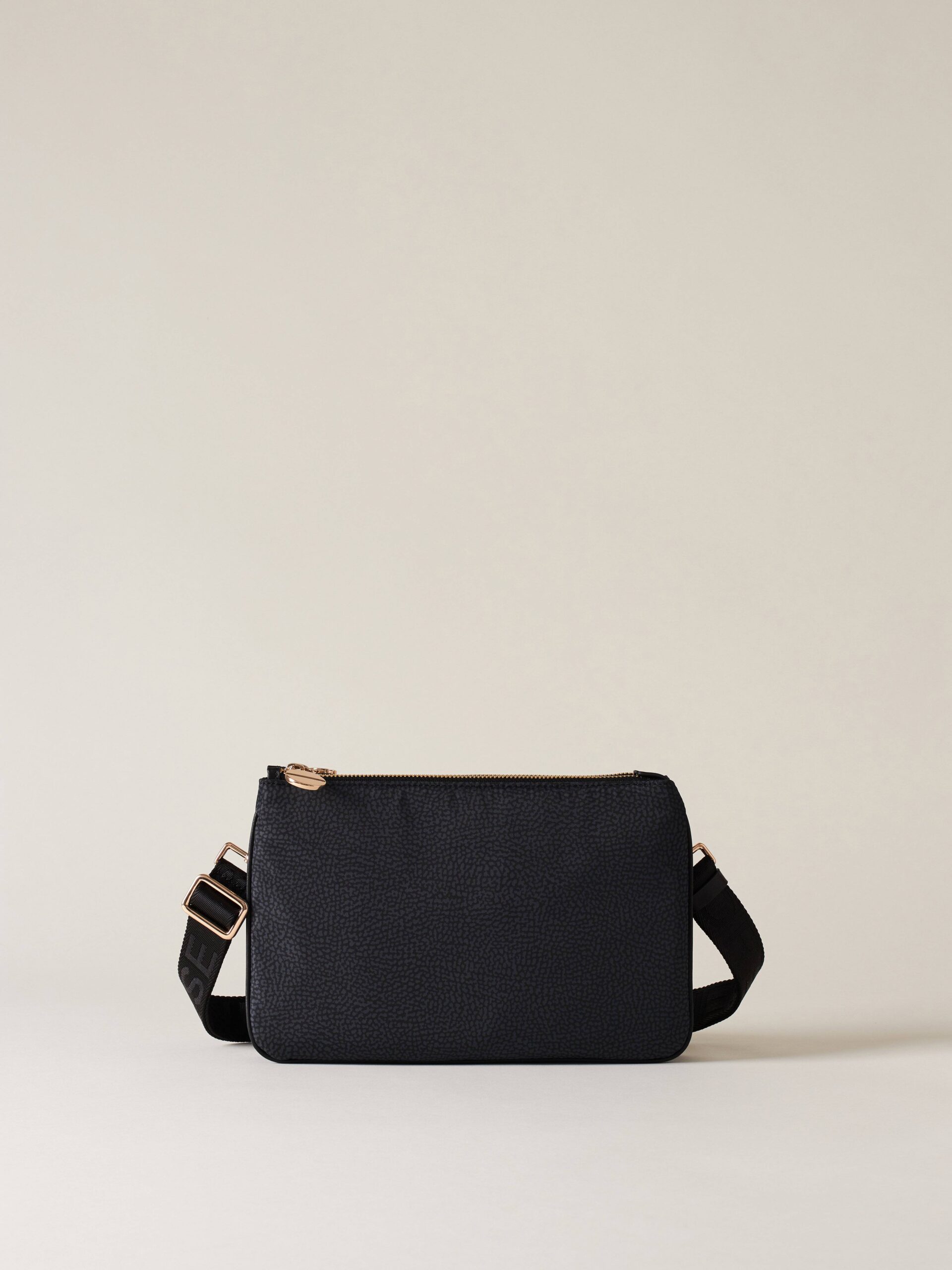 Borbonese ECO LINE CROSS OVER Y66 DARK BLACK