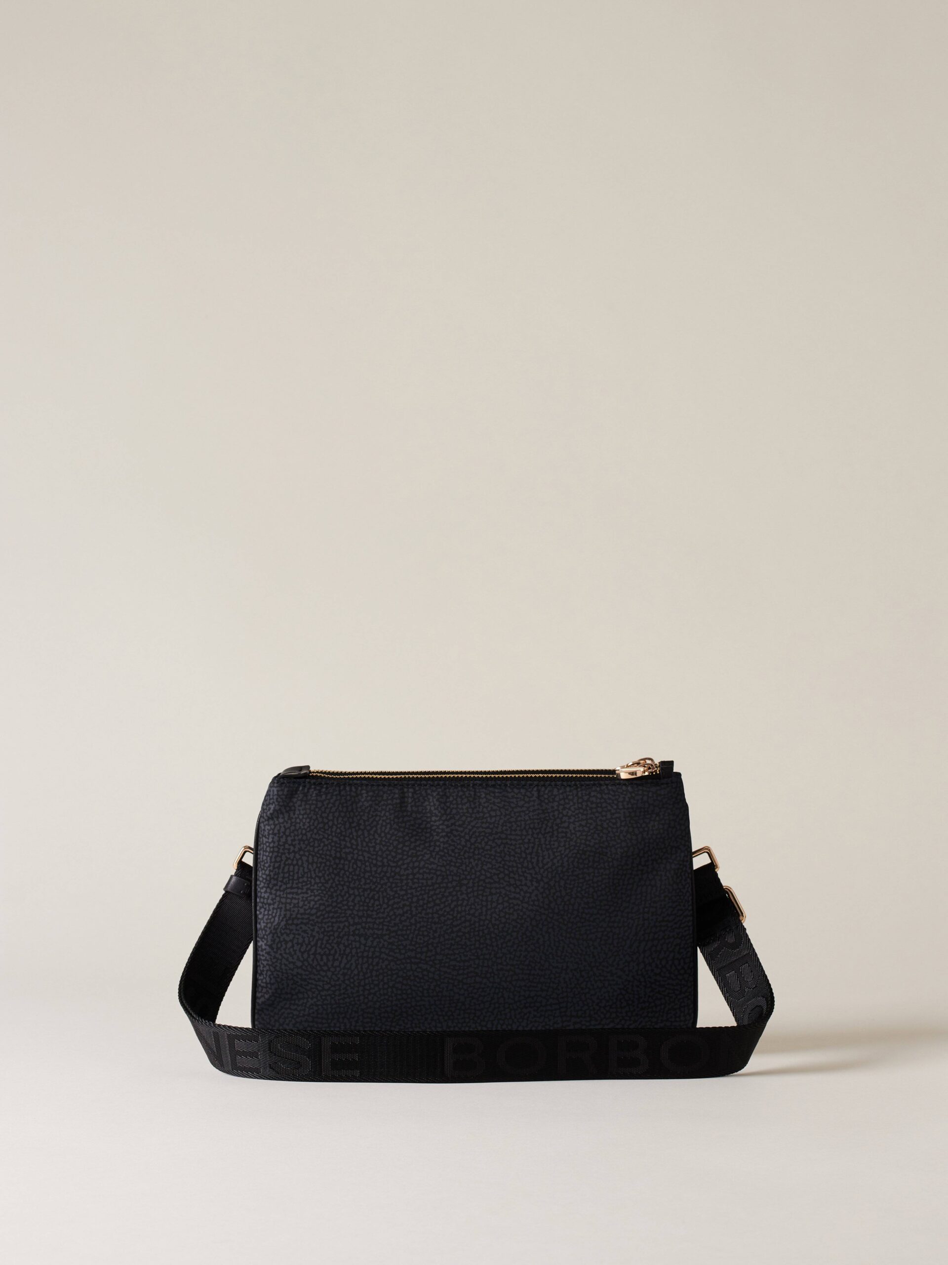 Borbonese ECO LINE CROSS OVER Y66 DARK BLACK - immagine 4