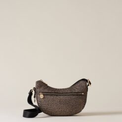 Borbonese LUNA BAG MINI X11 OP NAT NERO