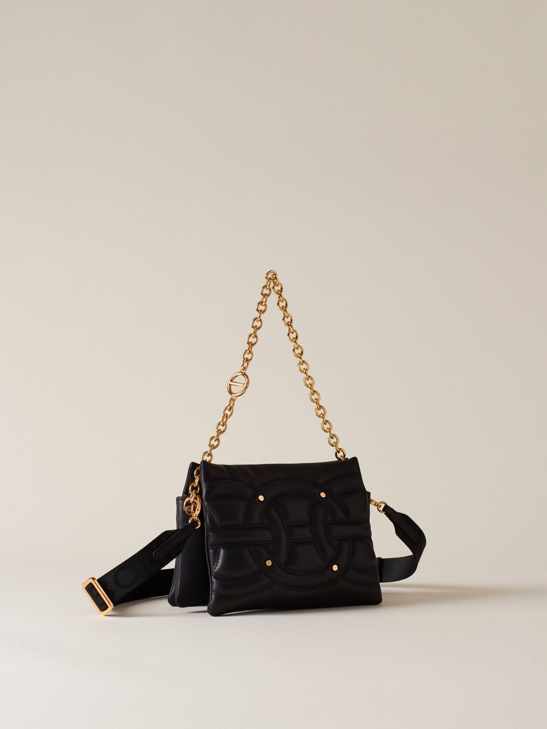 Borbonese RONDO'MINI BAG 480 NERO/OP NAT - immagine 6