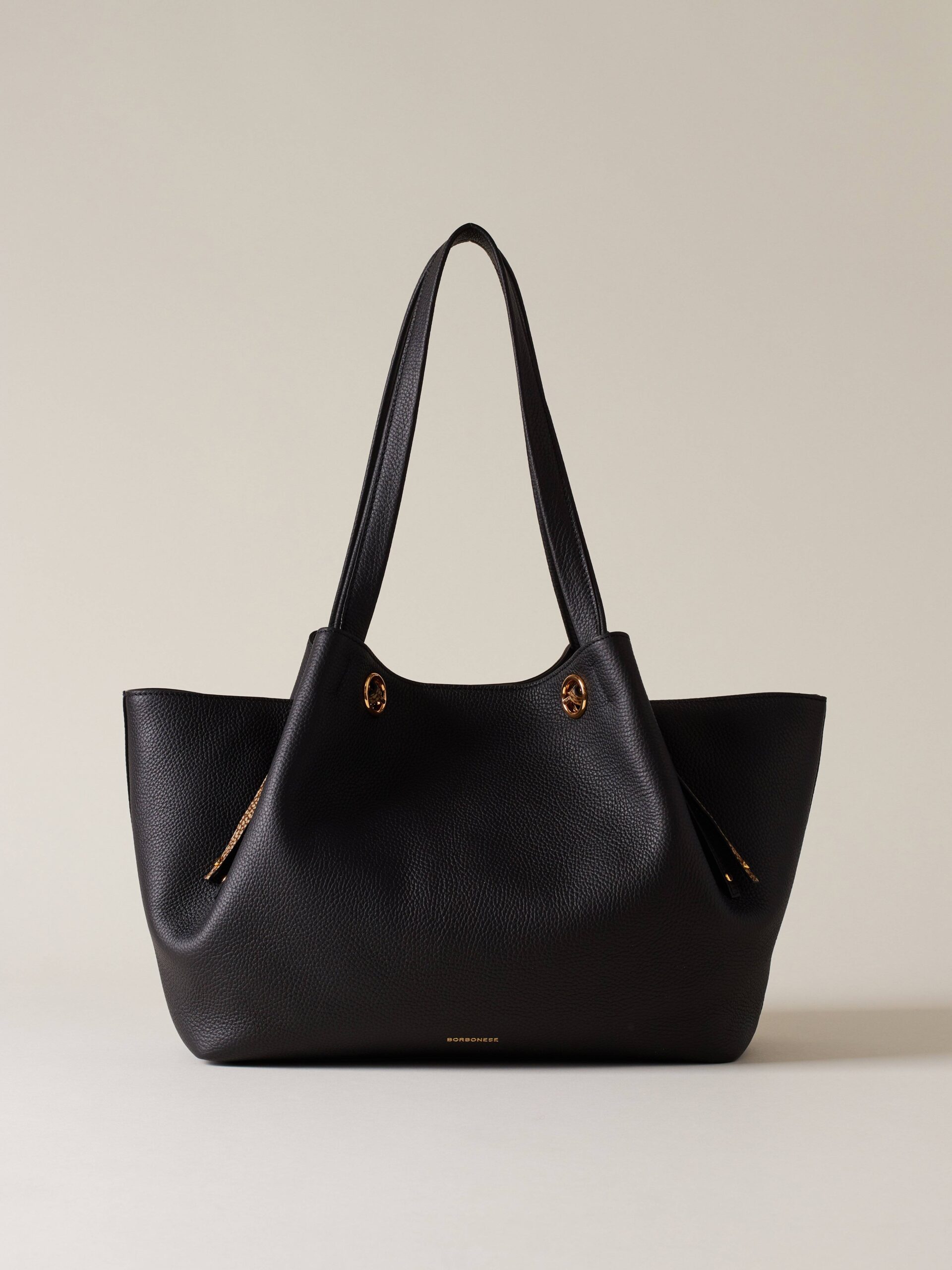 Borbonese MAREE SHOPPING 100 NERO - immagine 3