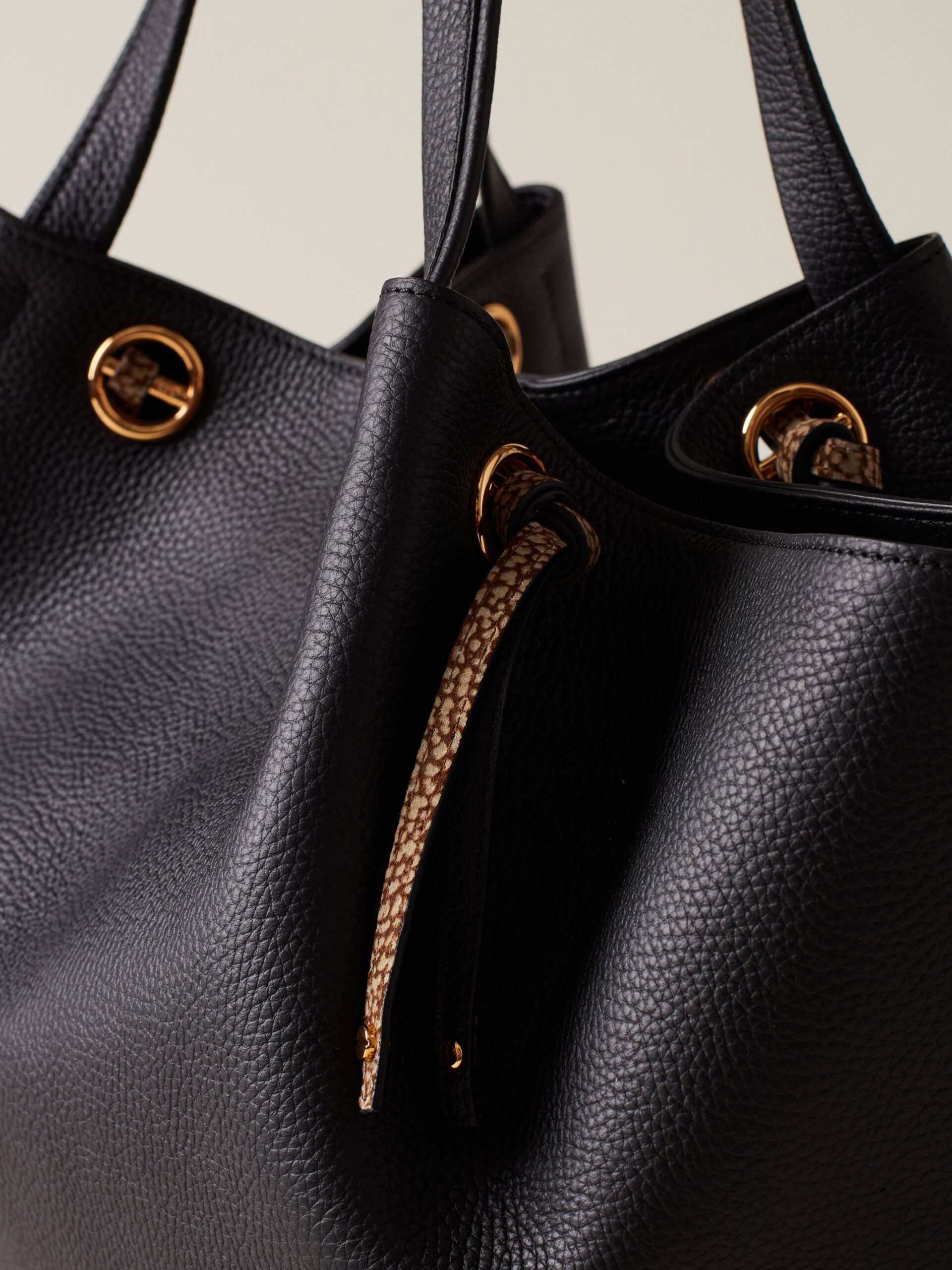 Borbonese MAREE SHOPPING 100 NERO - immagine 4