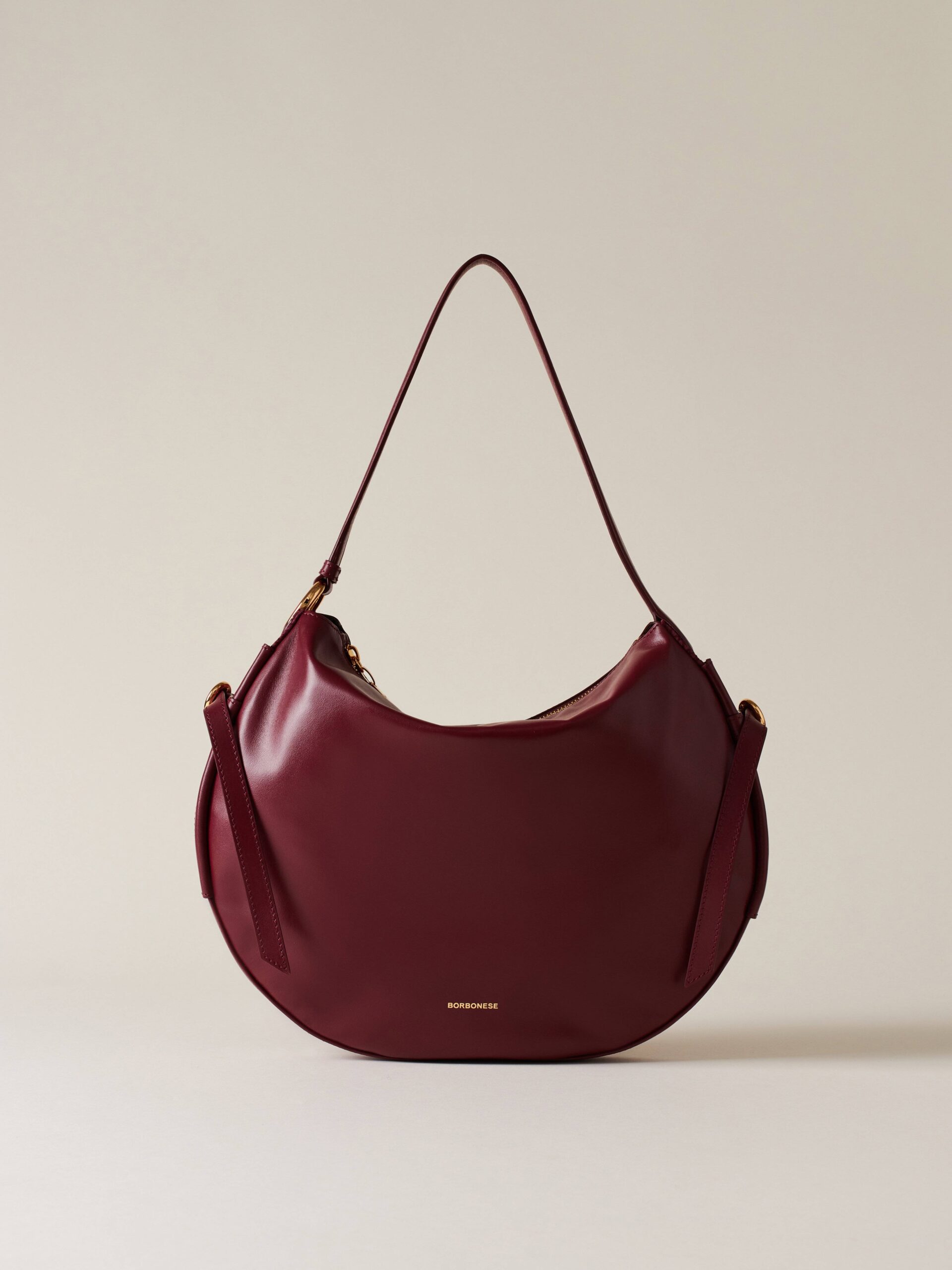 Borbonese CAMOSCIO HOBO 027 MERLOT