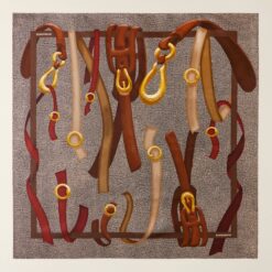 Borbonese FOULARD CINGHIE 90X90 306 OP NATURALE