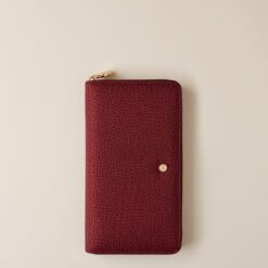 Borbonese P.FOGLIO ZIP AROUND 027 MERLOT