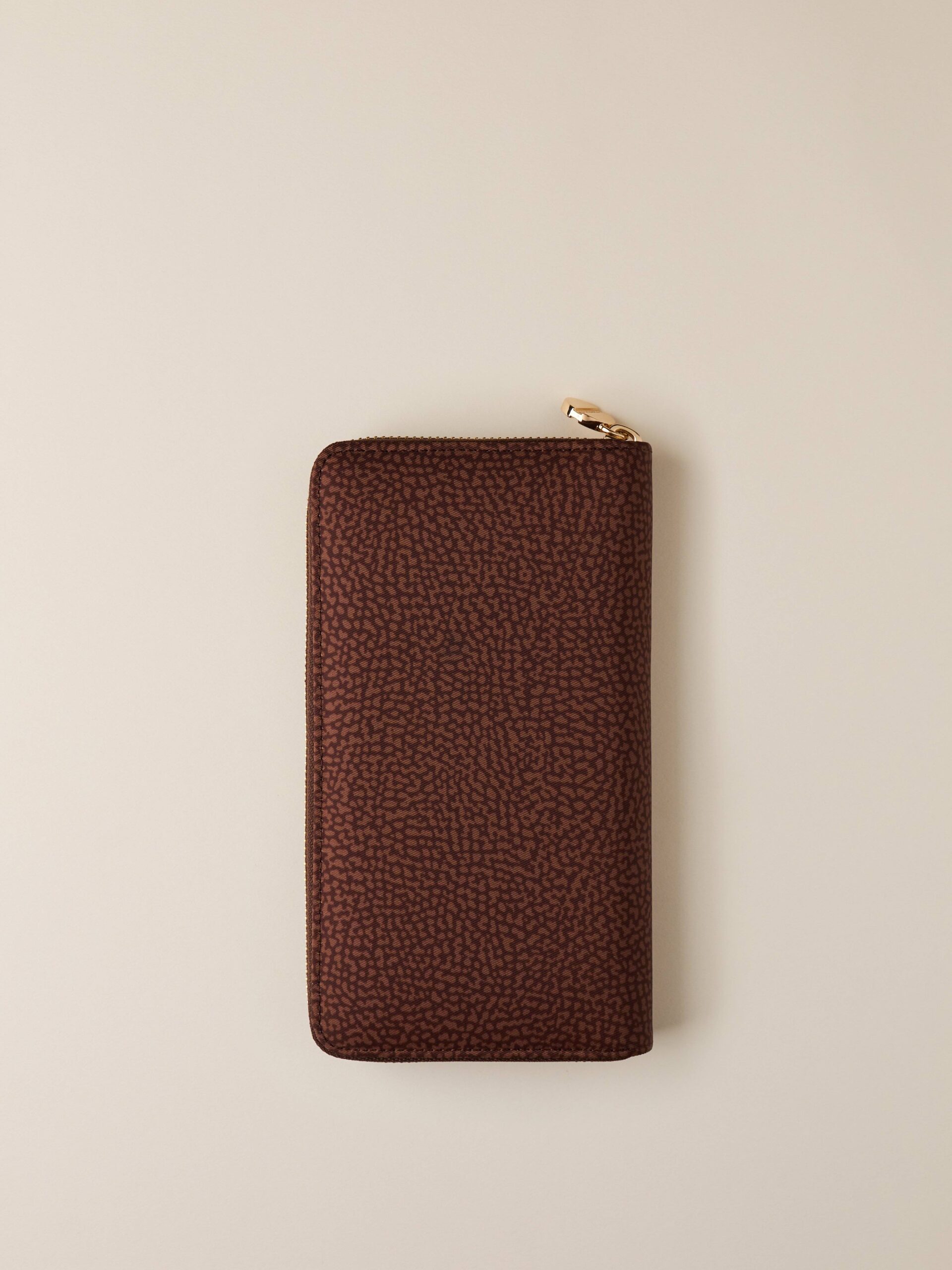 Borbonese P.FOGLIO ZIP AROUND 038 NOISETTE - immagine 3