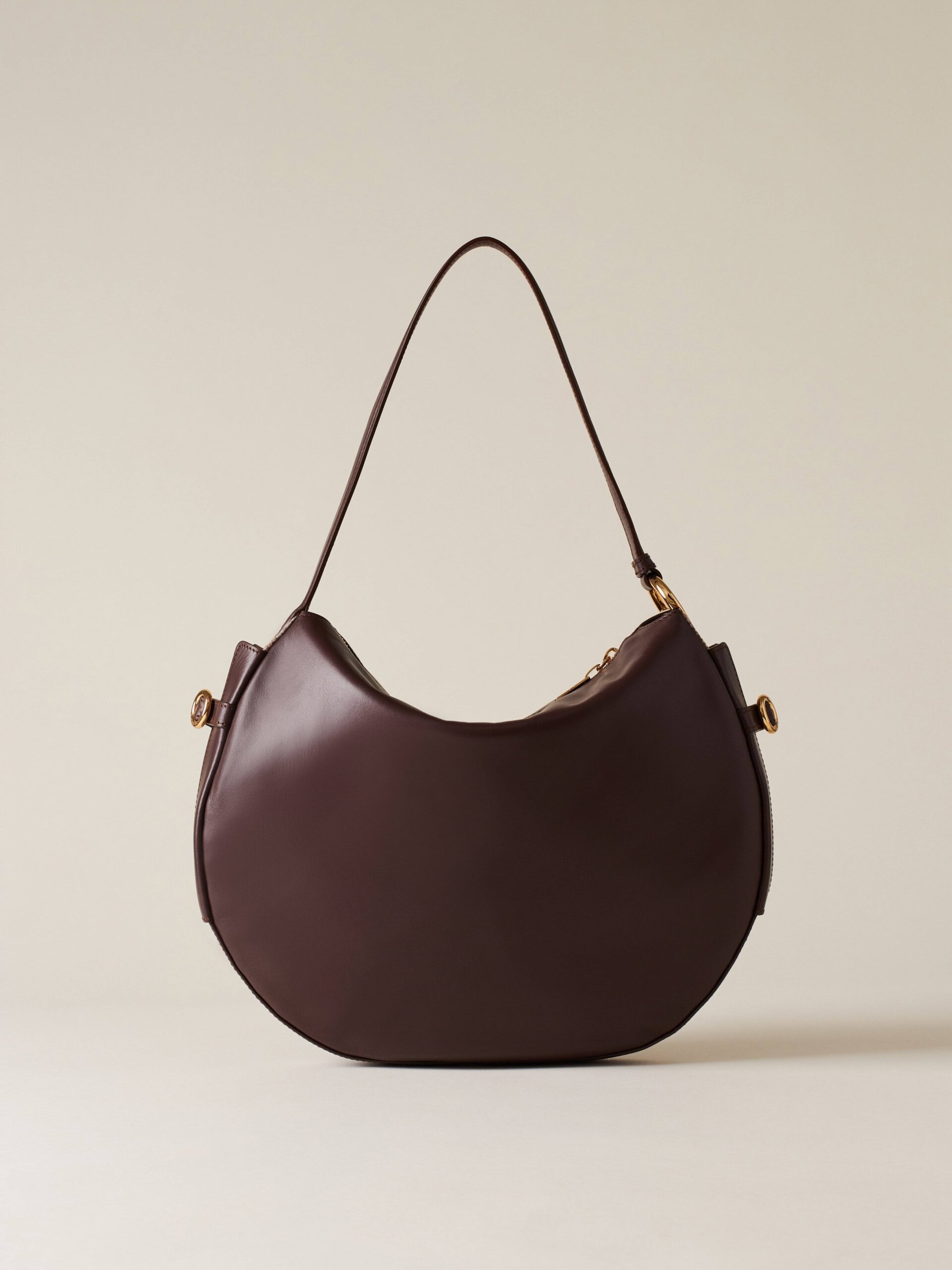Borbonese BRIDLE HOBO 069 CASTANO MUSHROOM - immagine 3