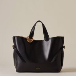 Borbonese BRIDLE SHOPPING 480 NERO/OP NAT