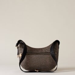 Borbonese LUNA BAG SMALL X11 OP NAT NERO