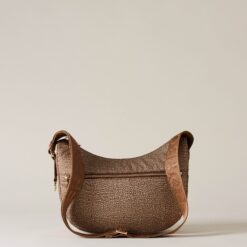 BORBONESE LUNA BAG SMALL 994 BEIGE MARRONE