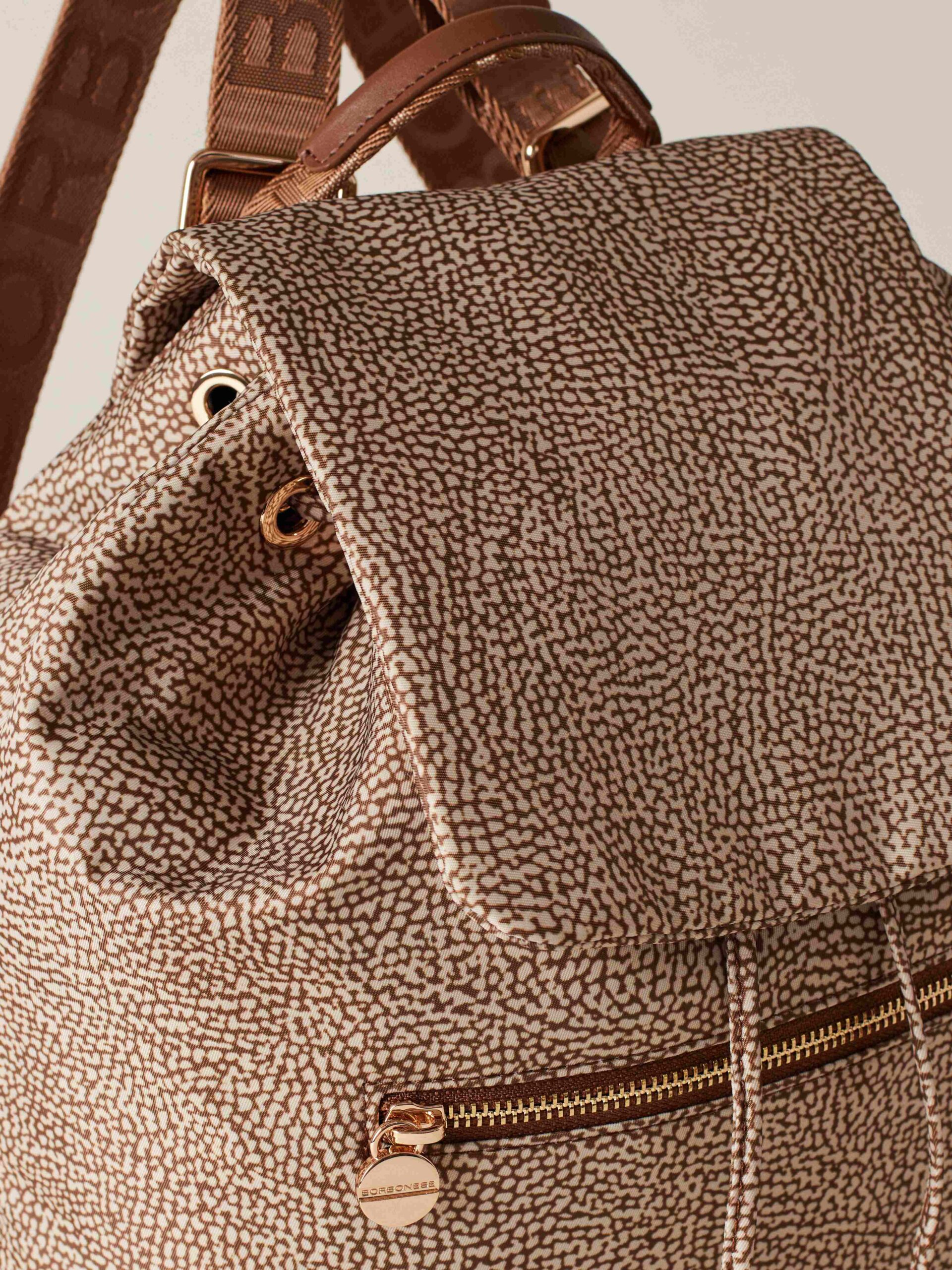 BORBONESE ZAINO 994 BEIGE MARRONE - immagine 5