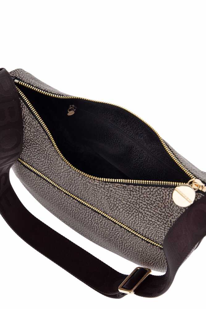 Borbonese LUNA BAG SMALL 228 FANGO T MORO - immagine 5