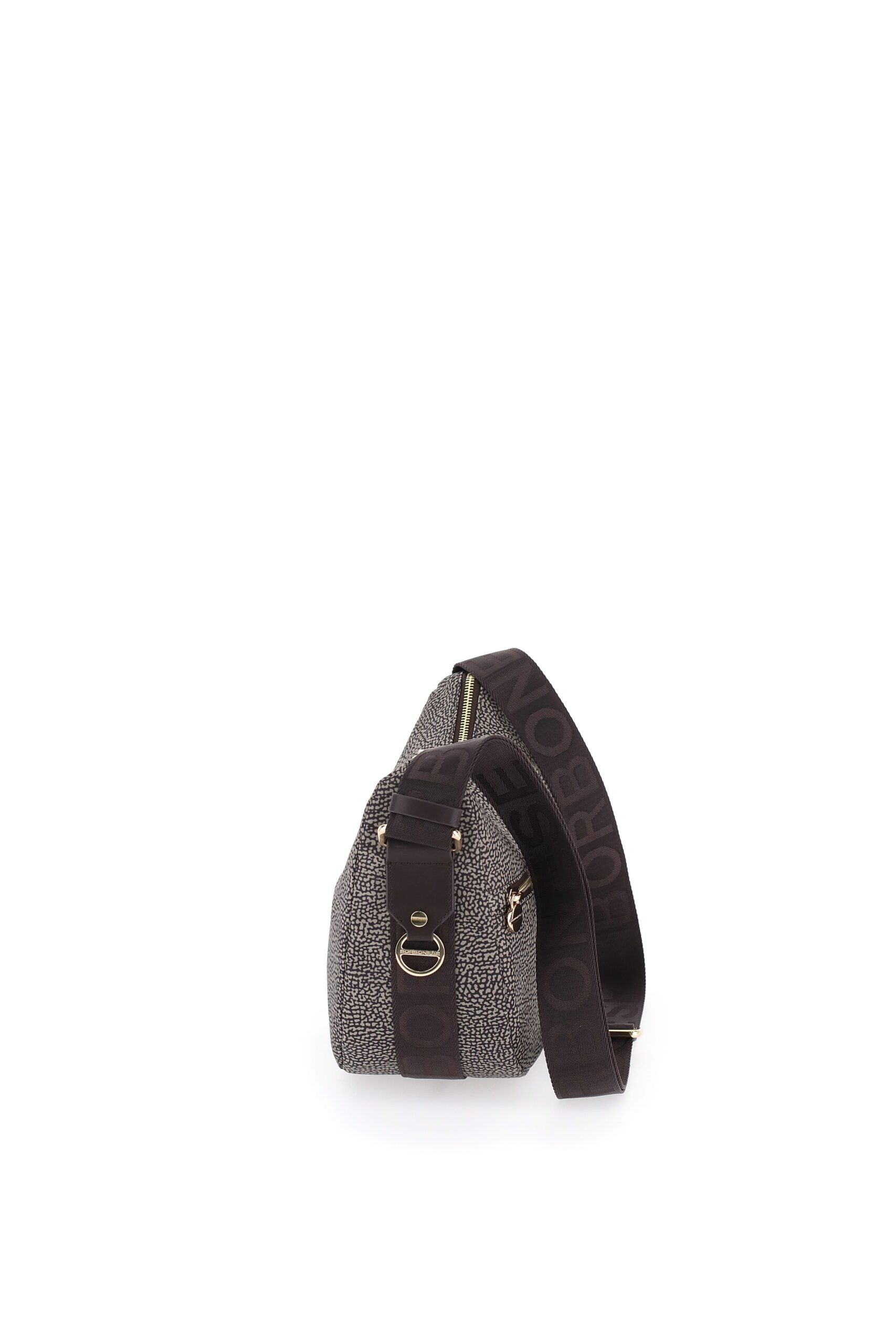 Borbonese LUNA BAG SMALL 228 FANGO T MORO - immagine 6