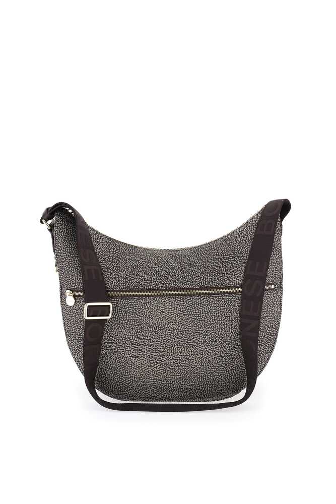 Borbonese LUNA BAG MEDIUM 228 FANGO T MORO - immagine 4