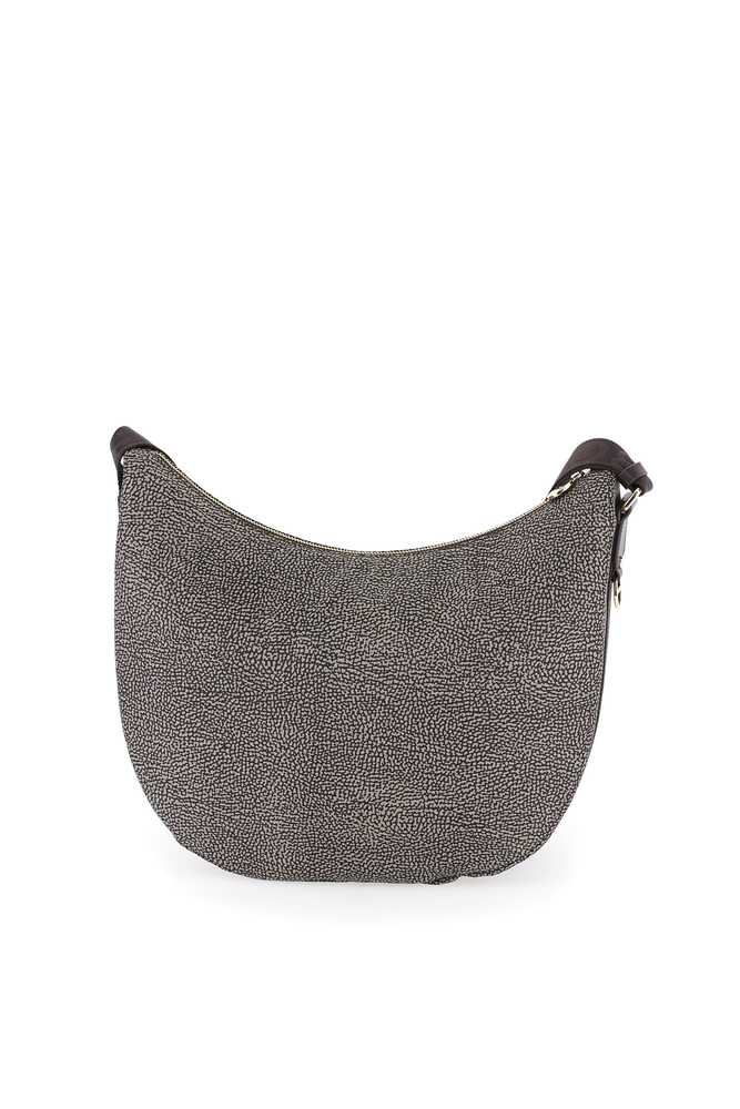Borbonese LUNA BAG MEDIUM 228 FANGO T MORO - immagine 5