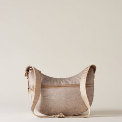 BORBONESE LUNA BAG SMALL C75 SABBIA