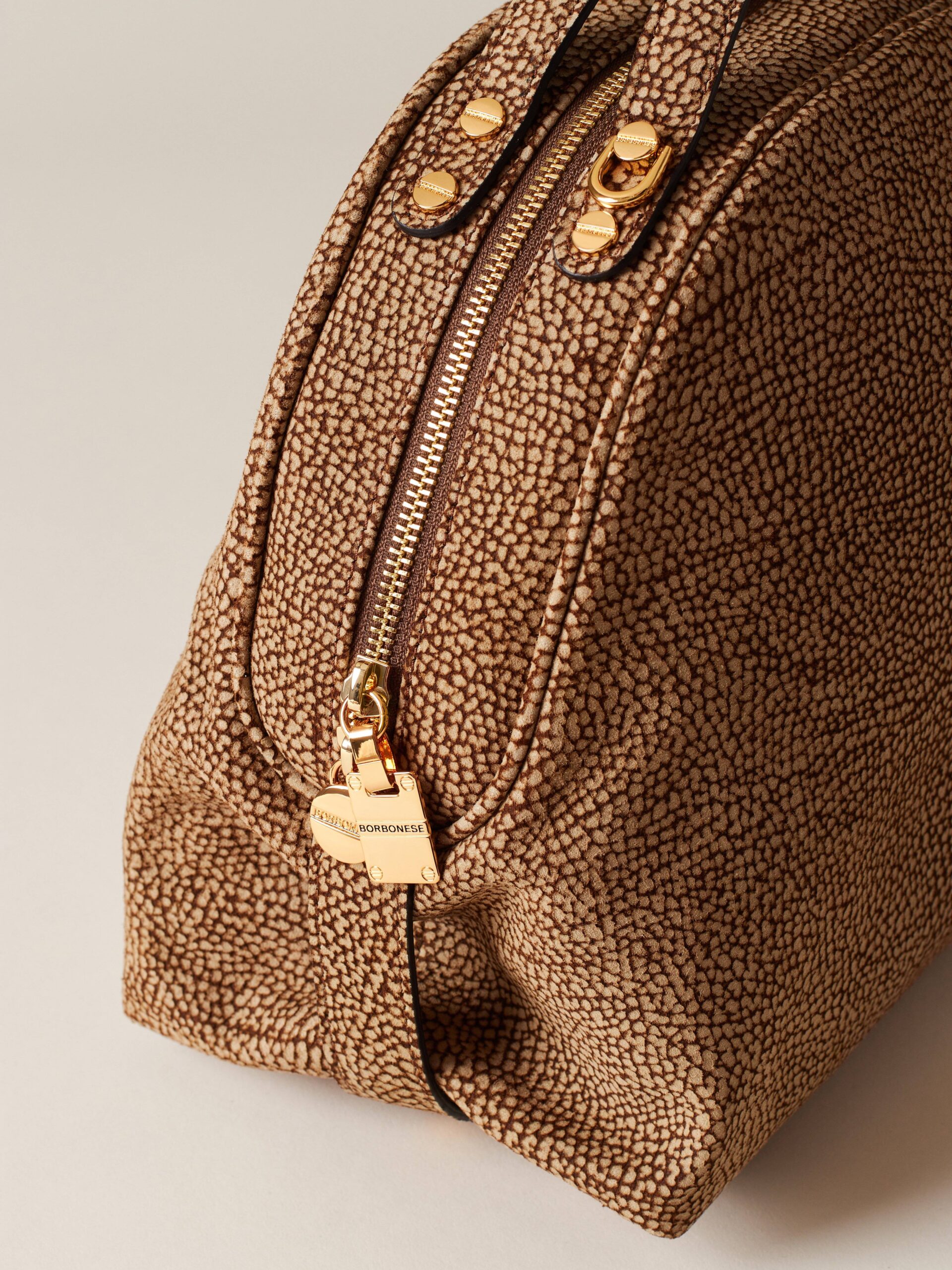 Borbonese CAMOSCIO BAULETTO 306 OP NATURALE - immagine 11