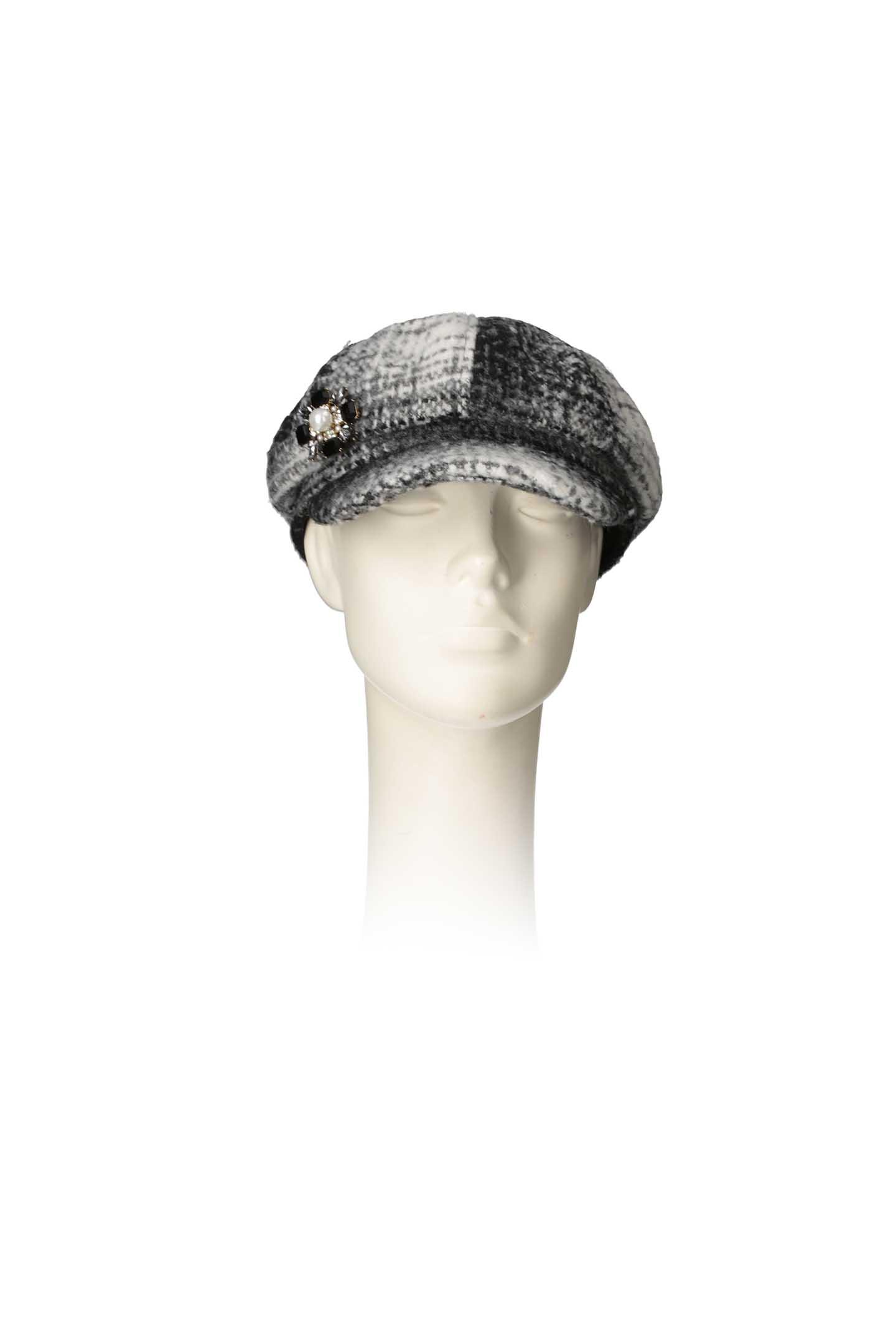 LIU JO Cappello R9449 CHECK BLACK