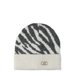 LIU JO Cappello zebra 00416 GRIGIO BIANCO