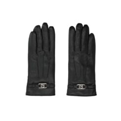 LIU JO Guanti con logo NERO 22222