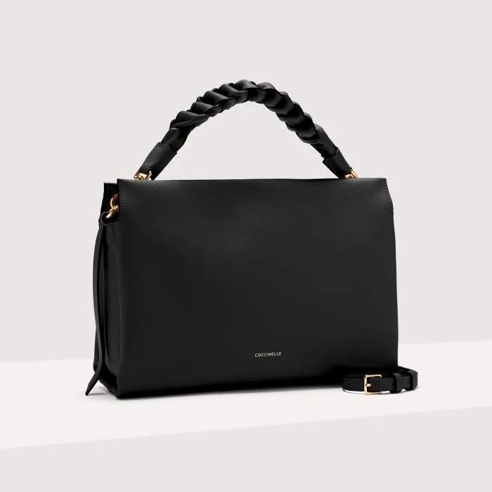 COCCINELLE BOHEME GRANA DOUBLE 374 NOIR CUIR - immagine 2