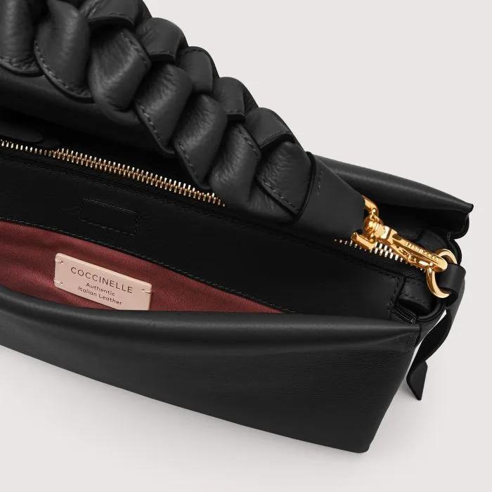 COCCINELLE BOHEME GRANA DOUBLE 374 NOIR CUIR - immagine 3
