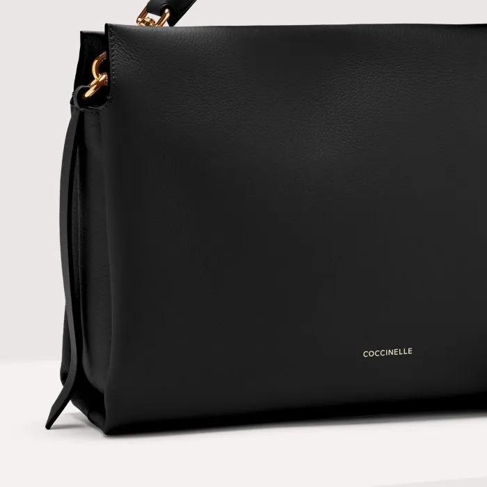 COCCINELLE BOHEME GRANA DOUBLE 374 NOIR CUIR - immagine 4