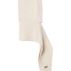 LIU JO SCIARPA C/CAPPUCCIO F/FUR 00192 BURRO