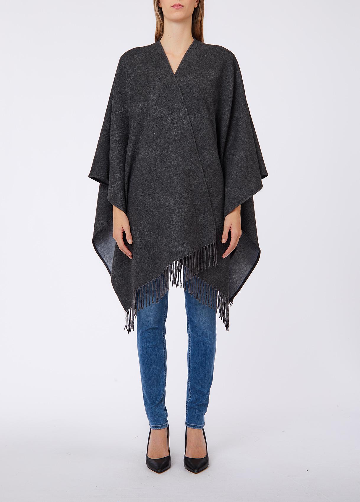LIU JO PONCHO EMBOSSED 09012 ANTRACITE - immagine 8