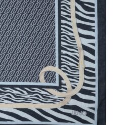 LIU JO STOLA ANIMALIER CINTURINI 70X180 MIDNIGHT 90013