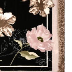 LIU JO STOLA FLOWER MACULA 70X180 00070 CAMMELLO