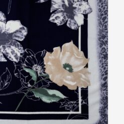 LIU JO STOLA FLOWER MACULA 70X180 MIDNIGHT 90013