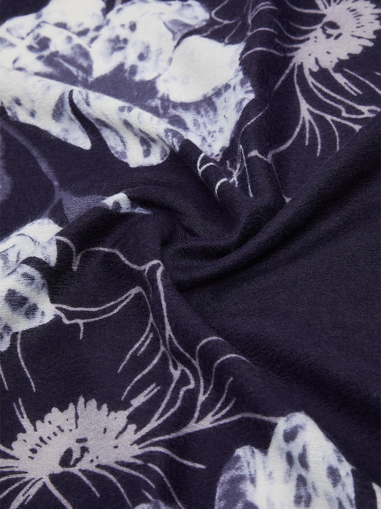 LIU JO STOLA FLOWER MACULA 70X180 MIDNIGHT 90013 - immagine 5