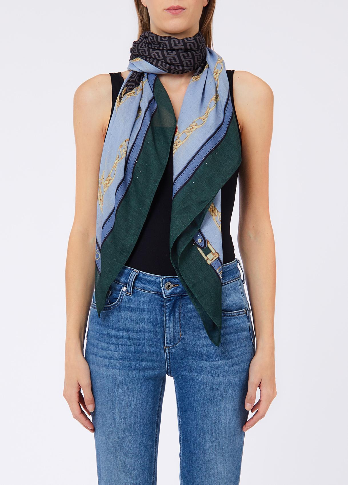 LIU JO FOULARD CHARMY 120X120 FORESTA 95320 - immagine 2
