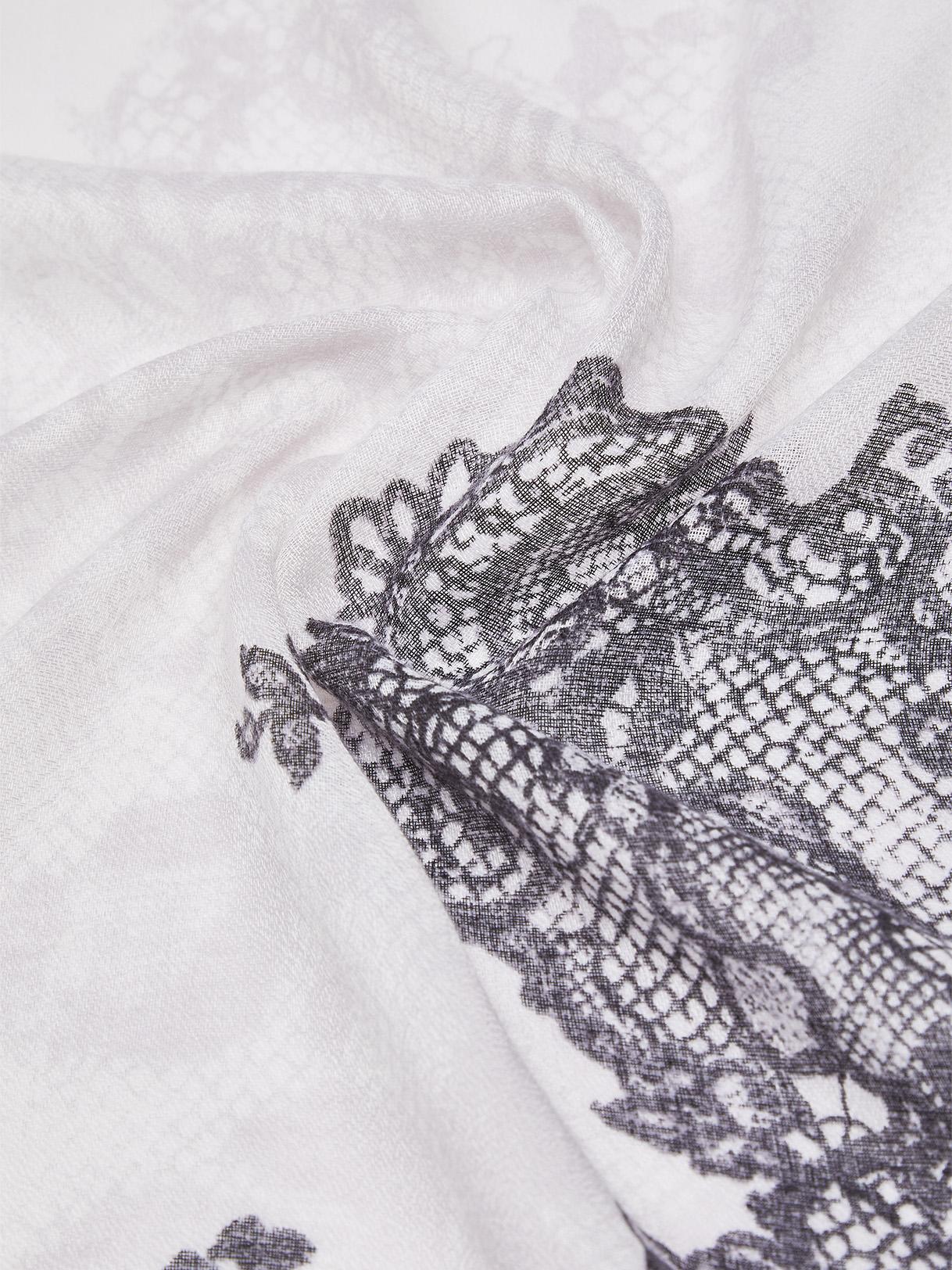 LIU JO FOULARD LEOPARD LACE NERO 22222 - immagine 5