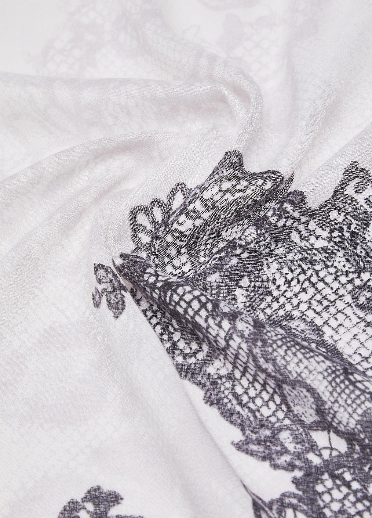 LIU JO FOULARD LEOPARD LACE NERO 22222 - immagine 6