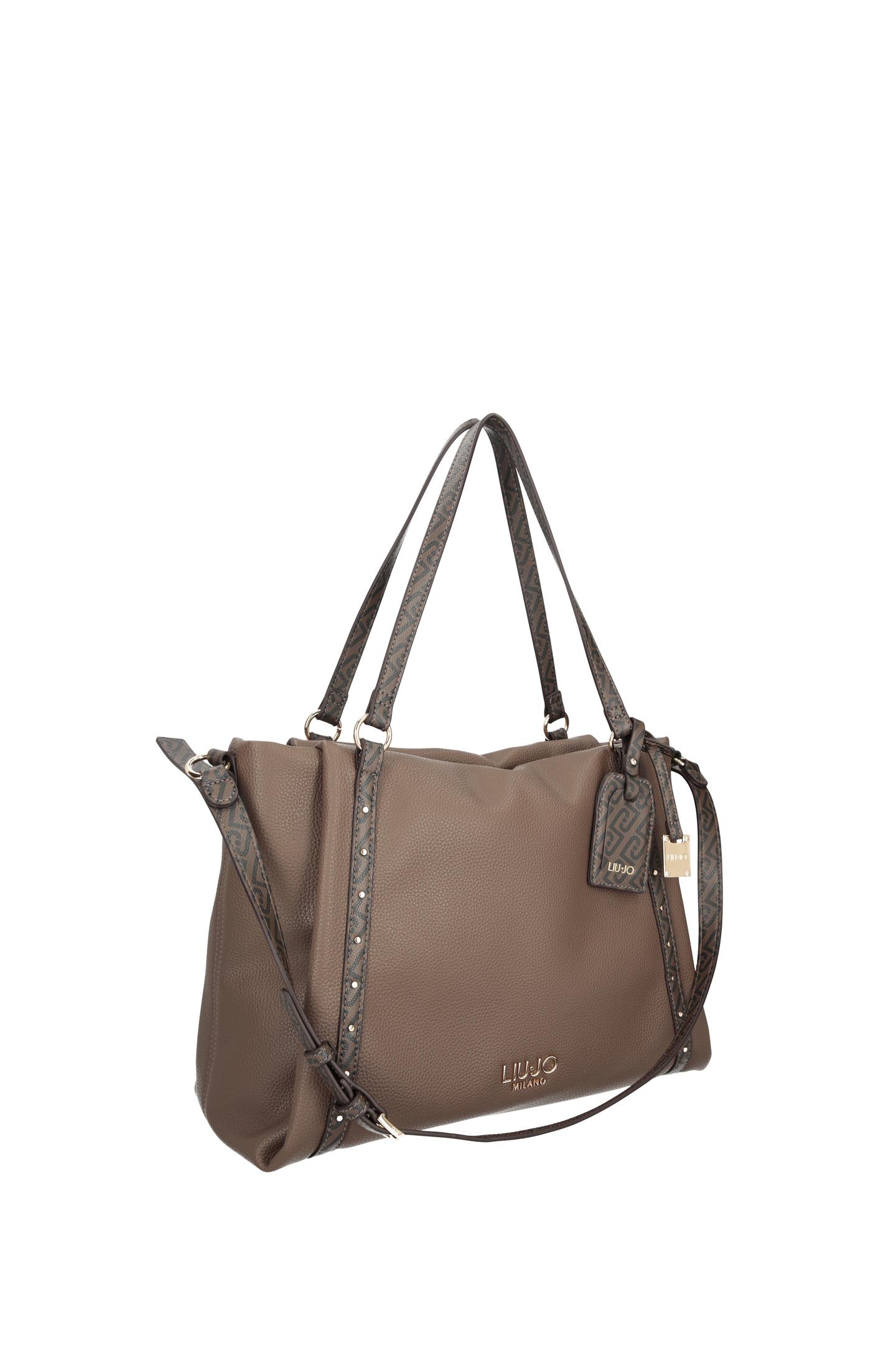 LIU JO SHOPPING BAG X0781 Dark mocha