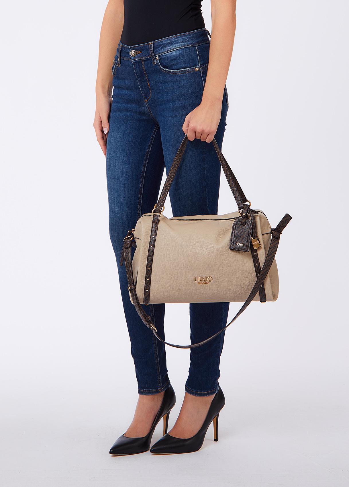 LIU JO BOSTON BAG NEUTRO 51308 - immagine 5